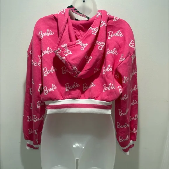 Barbie Cropped Hoodie - Size Small - Picture 3 of 3